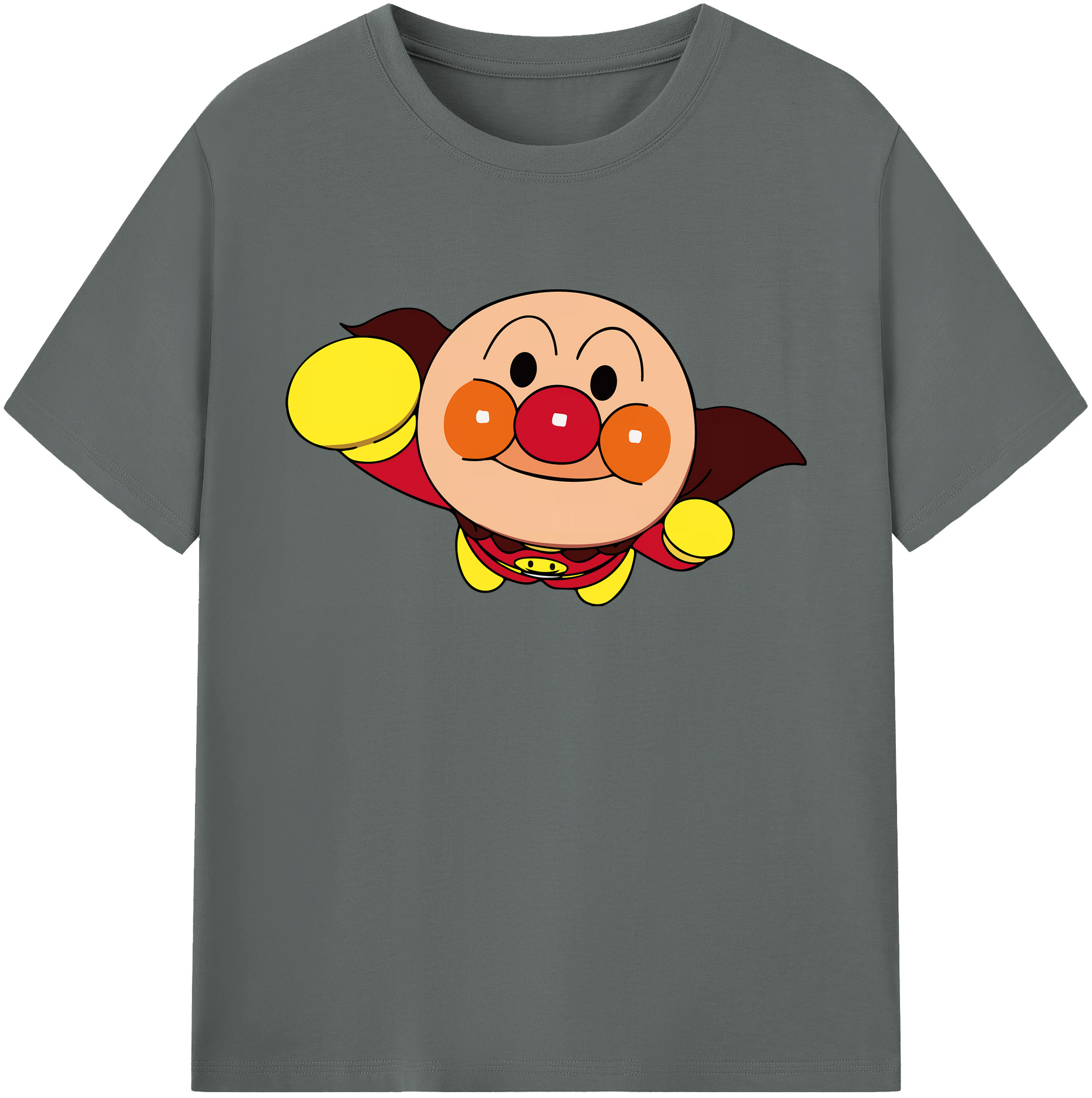（画像用） アンパンマン Anpanman 綿100％ メンズ半袖Tシャツ｜肌触りやわらか＆通気性